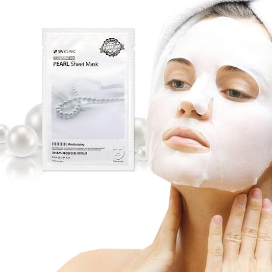 3W Premium Essential Up Pearl Pure Cotton Mask Sheet 10 sheets