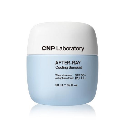 CNP skin-adhesive ultra-light suncare afterlay cooling sunquid 50ml