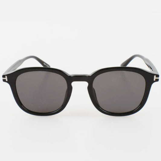 Black UV protection horn frame square men's sunglasses