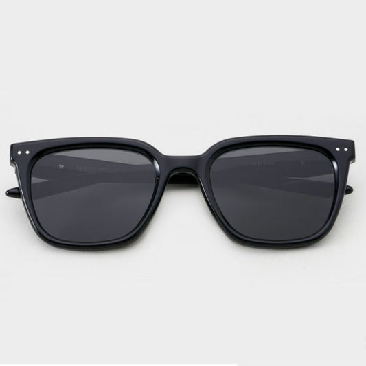 Gentle Monster Nubo 01 Men's Common Fashion Classics Square Black Horn Frame UV-blocking Sunglasses