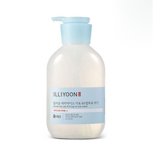 Illiyoon Ceramide Hypoallergenic Mild Acid Mild Skin All-in-one Ato 6.0 Top to Toe Body Wash 500ml