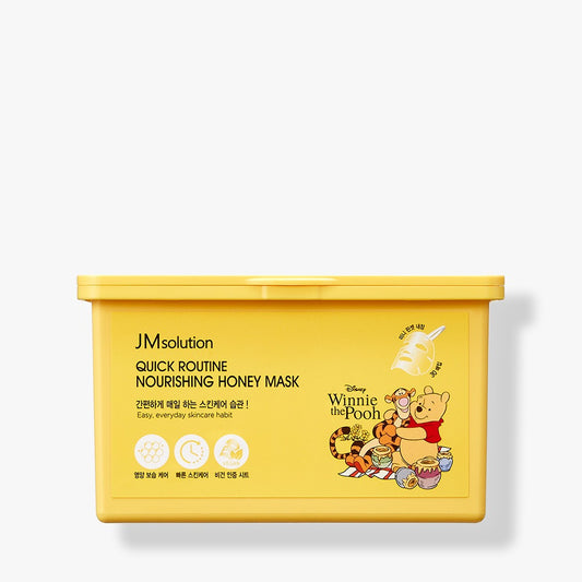 JM Solution Disney Quick Routine Nourishing Moisturizing Honey Skin Care Mask 30 sheets