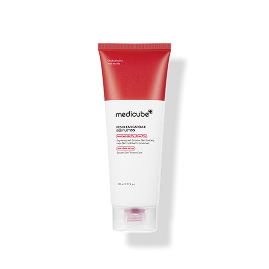 Medicube Intensive improvement of acne-prone skin marks Red clear capsule whitening moisturizing body lotion 230ml