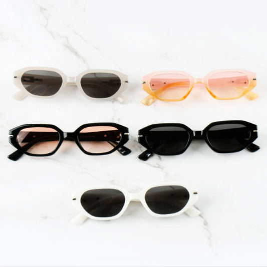 Men's Cat Eye UV Protection Tint Unique Horn frame Fashion Sunglasses