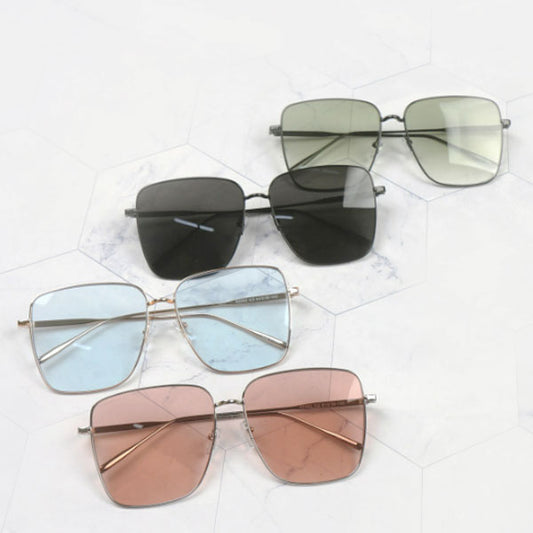 Men's Square Big Oversized Tinted Sunglasses
