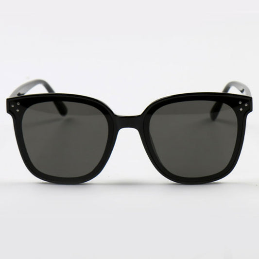 Men's and women's Big Over Cats Black Sunglasses