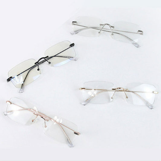 Mute Glasses Geek Fashion Oversize Plus Size Square Women