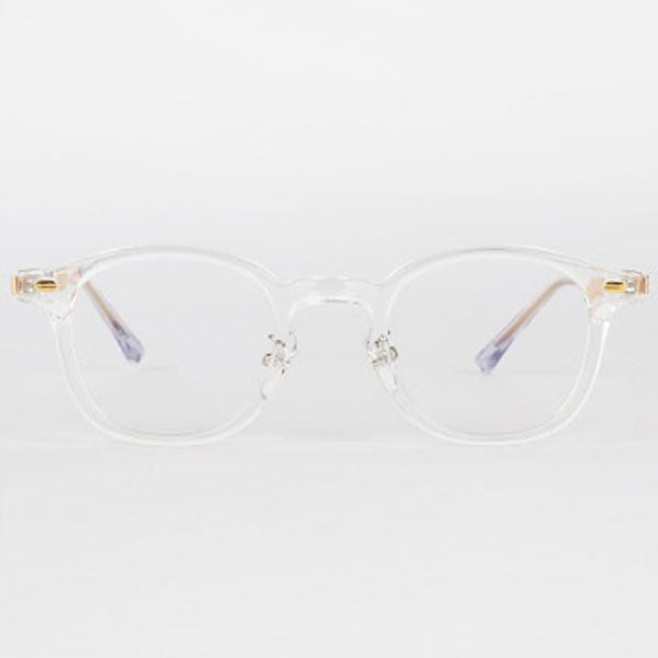 Right Now Combination Round Transparent Horn Frame TR Glasses Frame