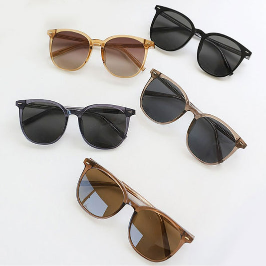 Right Now Simple Big Square Metal Point Sunglasses for Men and Women