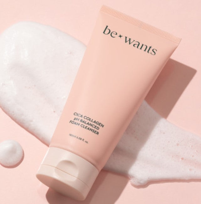 Bewants Trouble Care Pore Deep Cleansing Cica Collagen Mildly Acidic Foam Cleanser 180ml