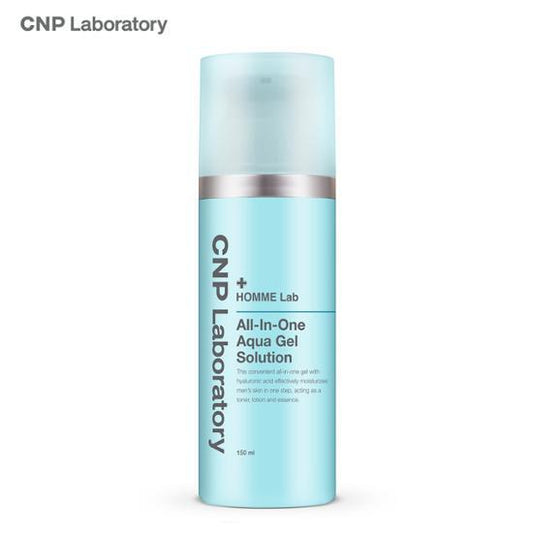 CNP Homme Lab All-in-One Men’s Customized Triple Hyaluronic Acid Moisture Soothing Care Aqua Gel Solution 150ml