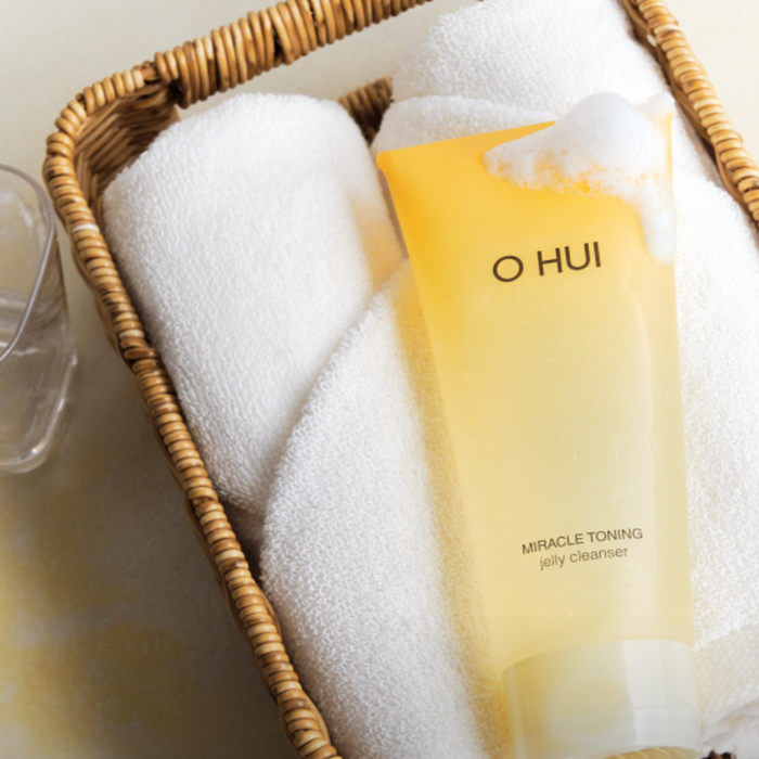 Ohui Skin Waste Cleansing Smooth Skin Texture Miracle Toning Jelly Cleanser 180ml