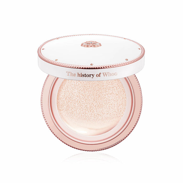 The Whoo Soft Texture Bright Skin Creation Gongjin Hyangseol Whitening Tone Up Sun Cushion 13g+13g (SPF50+, PA+++)