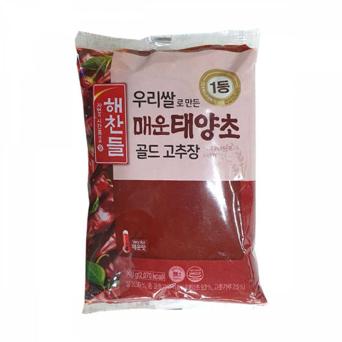 HAECHANDLE Scharfe Taeyangcho Gold-Pfefferpaste (Beutel) 500g