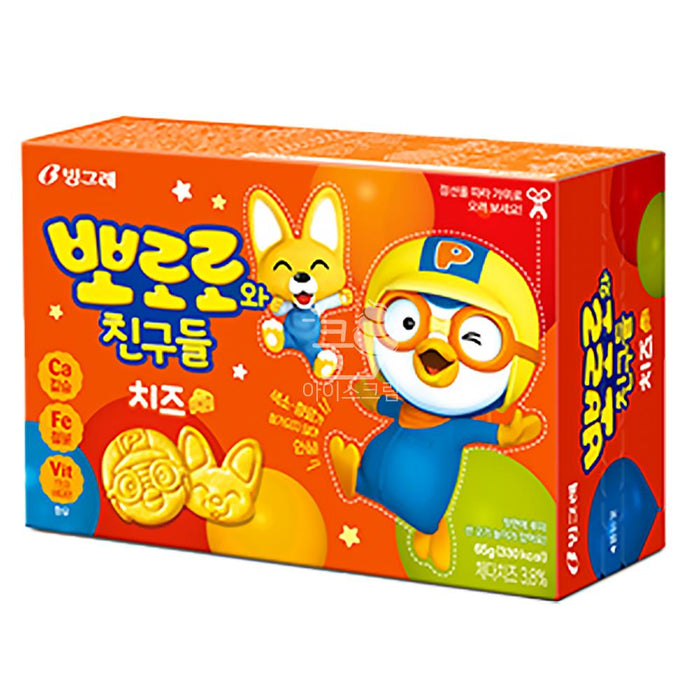 BINGGRAE Pororo and Friends Keks Plain 65g