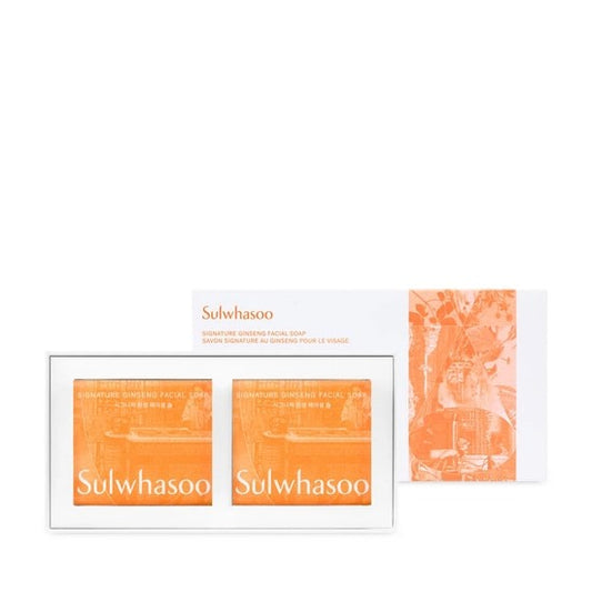 Sulwhasoo Hypoallergenic Cleansing Signature Ginseng Cashmere Facial Soap 120g 2p