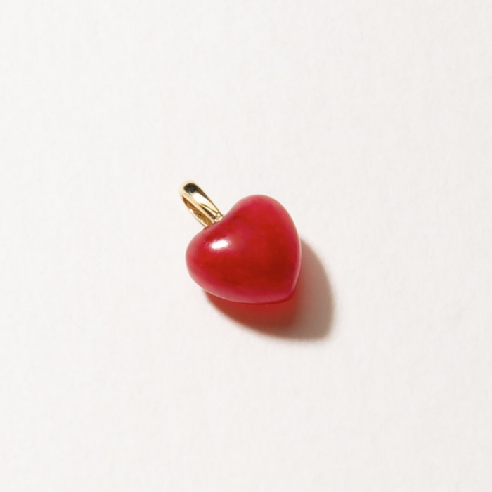 LLOYD Red Onyx Heart 14K Pendant