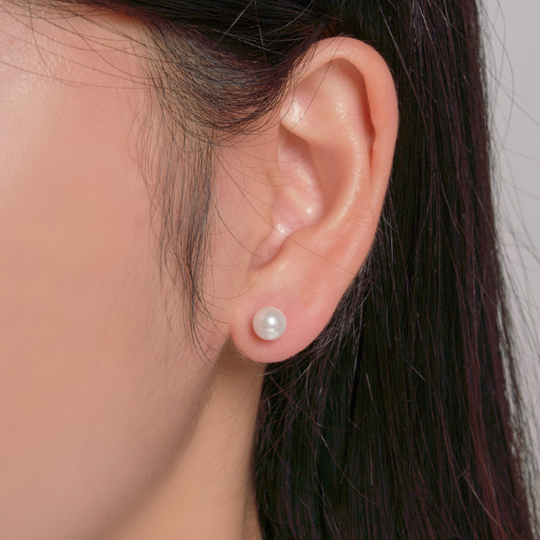 OST Steady 6mm Volume Pearl Earrings