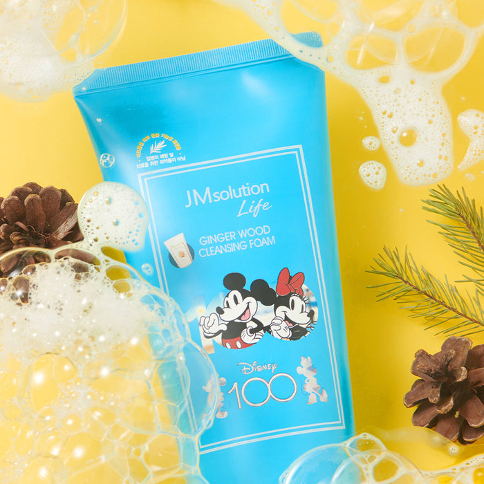 JM Solution Disney Limited Edition Rich Nutrient Supply Ginger Wood Skin Moisturizing Calming Care Cleansing Foam 300ml