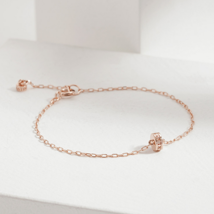 LLOYD Everlasting Single Plain Rose Gold Bracelet