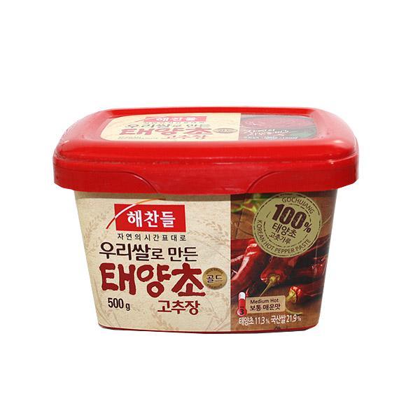 HAECHANDLE Koreanischer Reis Taeyangcho Gold Rote Pfefferpaste 200g