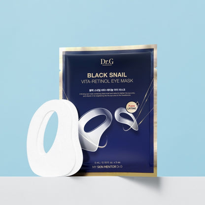 Dr.GP Zone Close Care Black Snail Vita Retinol Hochnährstoff-Elastizität Aufhellende Augenmaske 5 Stück
