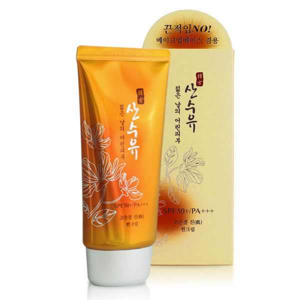 SANSOOYU Go Eun-gyeol JIN Cornus officinalis Sun Cream SPF50 70g