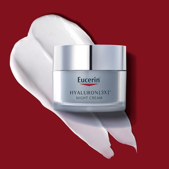 Eucerin Skin Wrinkle Improvement Hyaluron 3X High Nutrition Care Hypoallergenic Night Cream 50ml