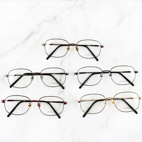 Big Size Blue Light Blocking Titanium Glasses