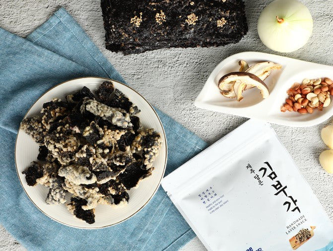 Black Food Jeju Seaweed Chips 35g