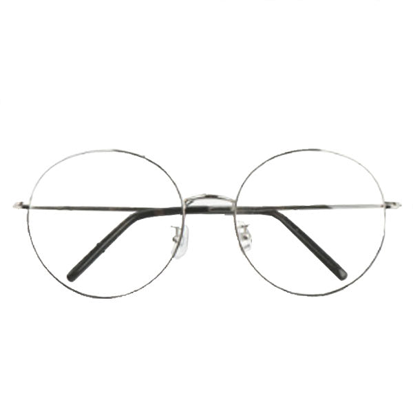 Round oversized blue light blocking glasses