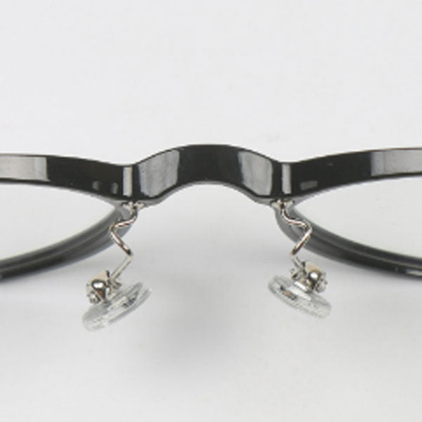 Blue light blocking transparent horn frame glasses frame 7g light titanium multifaceted transparent crystal glasses tae