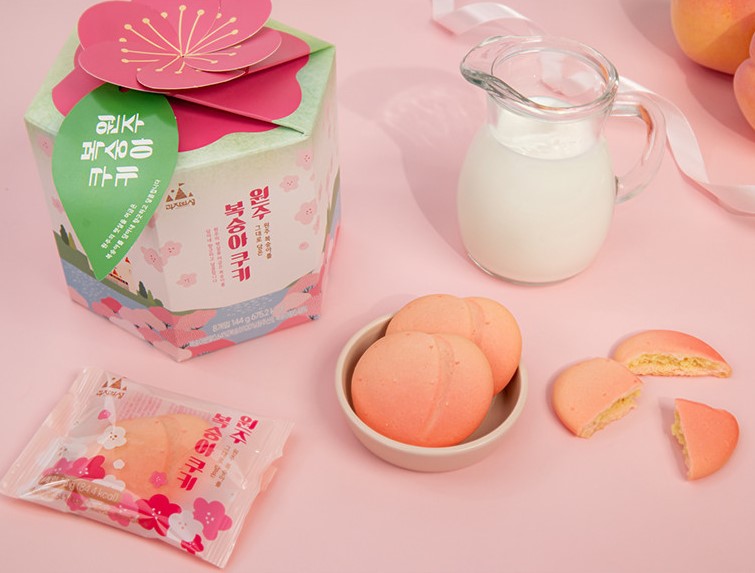 Castle of Snacks Wonju Peach Cookie 44g