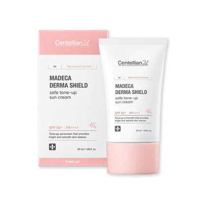Centellian24 Real Brightening Madeca Derma Shield Safe Vitality Tone-Up Sun Cream SPF50+ 50ml