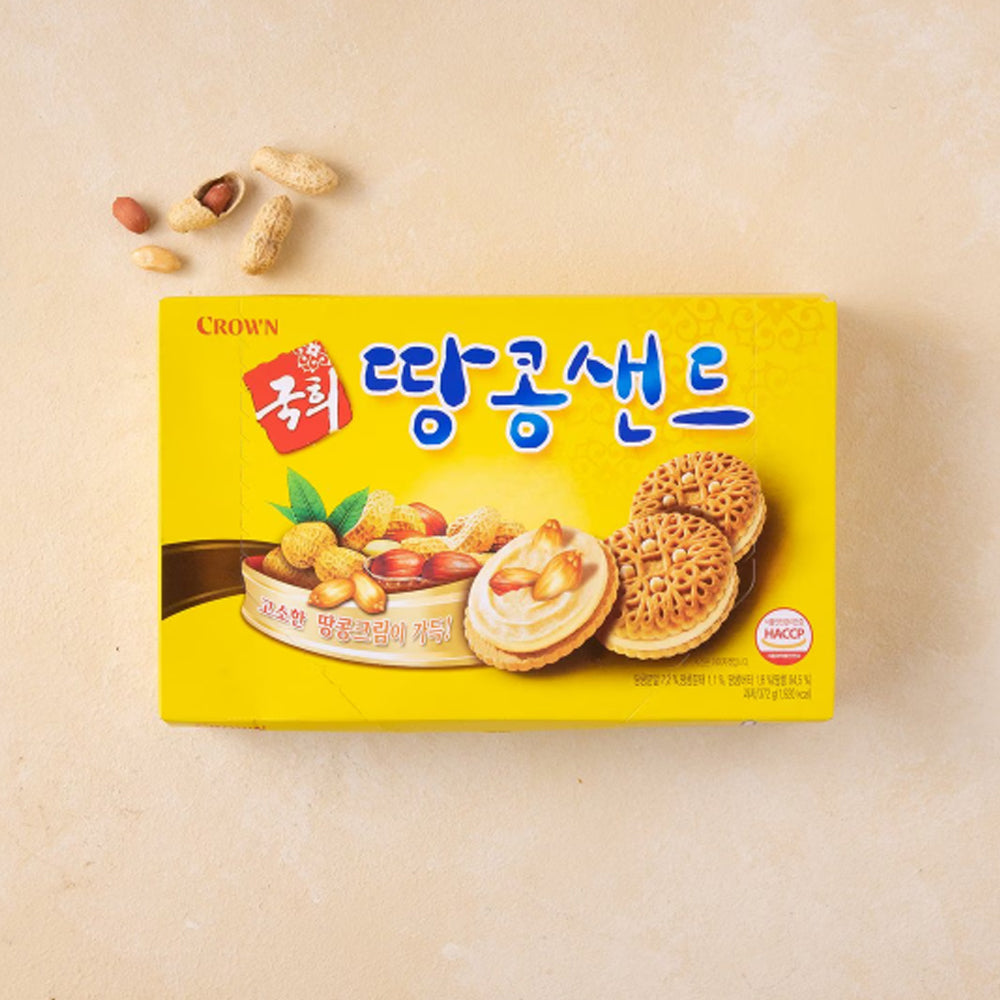 Crown Kookhee Peanut Sand 372g