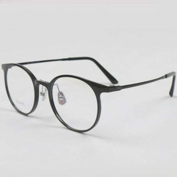 Glasses frame transparent horn frame Glasses tae titanium round man Women light