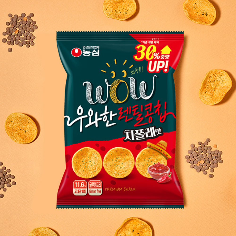 Haitai Woowahan Lentil Chips Chipotle Flavor Increase 72g