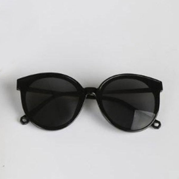 Heidin Oversized Round Design Mirror Sunglasses