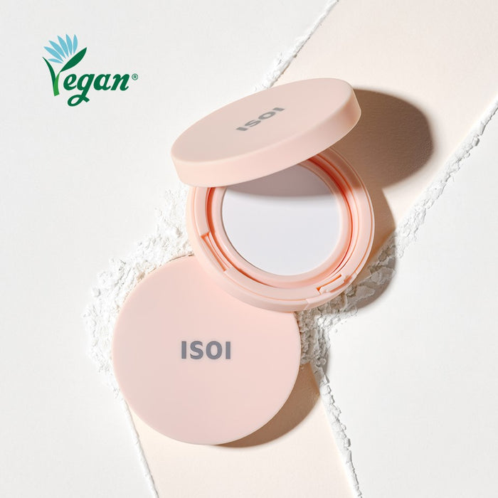 ISOI Sebum Absorbing Blur Effect Vegan Sebum Control Powder Pact 10g