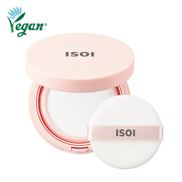 ISOI Sebum Absorbing Blur Effect Vegan Sebum Control Powder Pact 10g