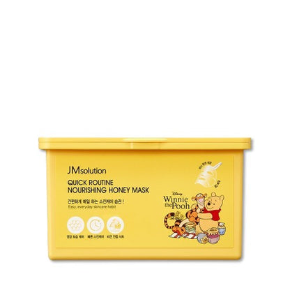 JM Solution Disney Quick Routine Nährende Feuchtigkeitsspendende Honig-Hautpflegemaske 30 Blatt