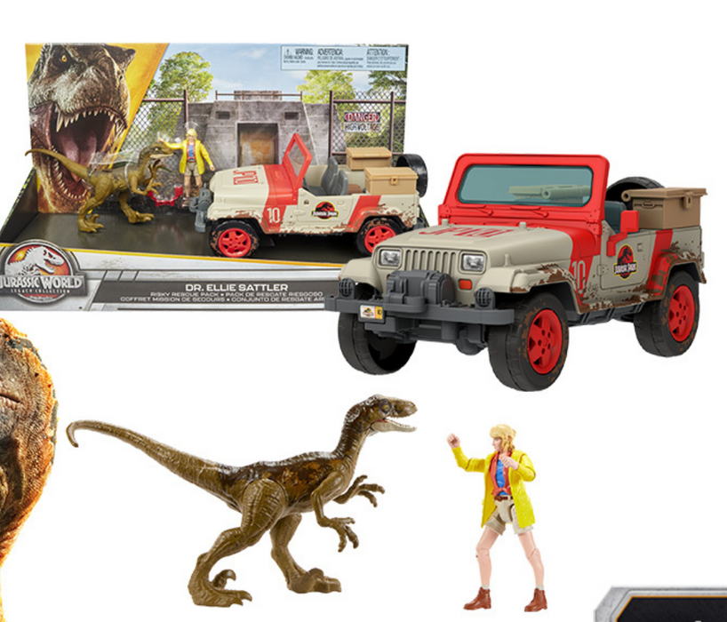 Jurassic World Dr.Ellie Sattler Risky Rescure Pack