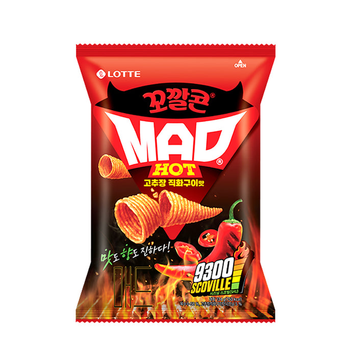 LOTTE Kokkal Corn Mad Hot Red Pepper Paste Grilled Flavor 134g