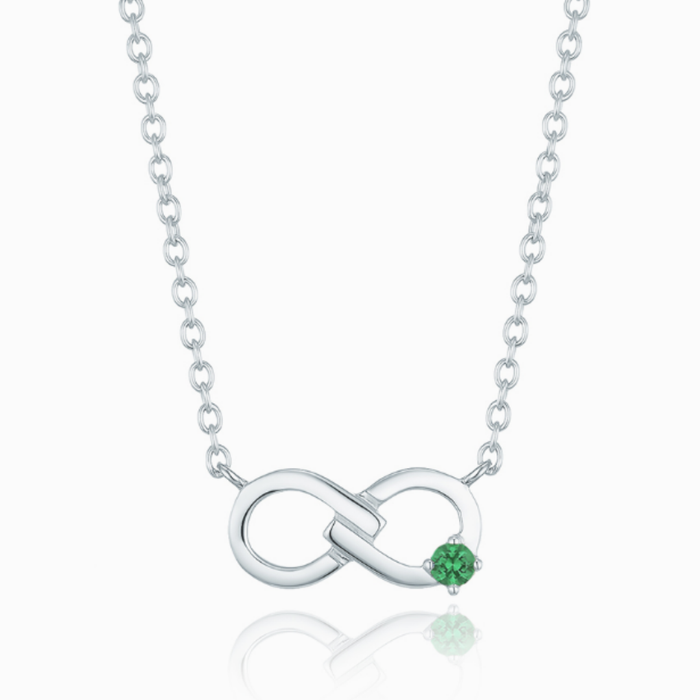 LLOYD Endless May Birthstone White Necklace