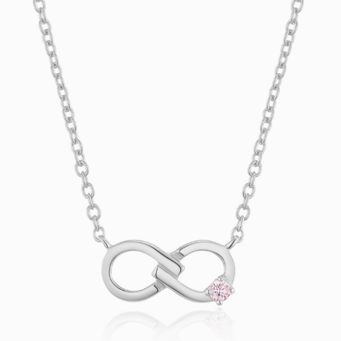 LLOYD Endless October Birthstone White Necklace