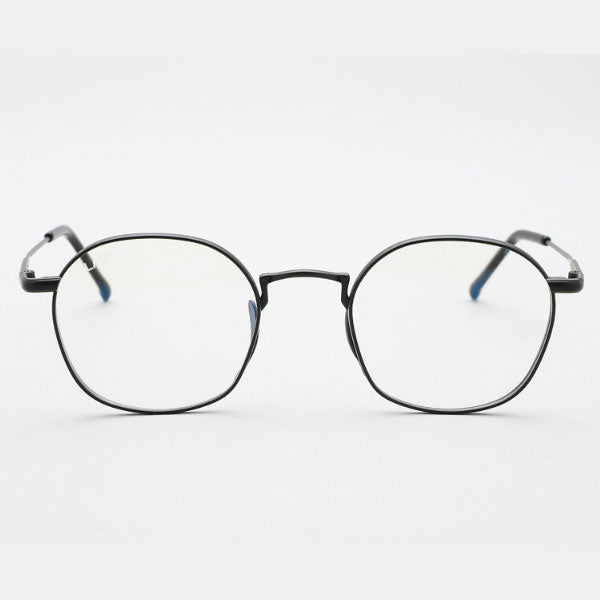 Lash Glasses ATYPE John C5 Beta titanium Men's Black Metal Glasses Frame