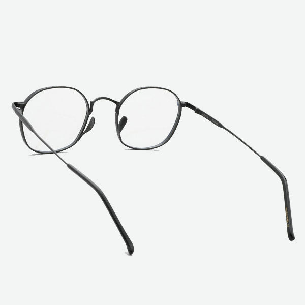 Lash Glasses ATYPE John C5 Beta titanium Men's Black Metal Glasses Frame