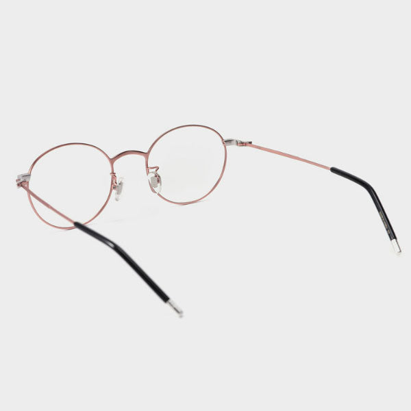 Lash Glasses Frame ATYPE ZERO C1 Round Rose Gold Metal Frame