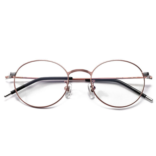 Lash Glasses Frame ATYPE ZERO C1 Round Rose Gold Metal Frame