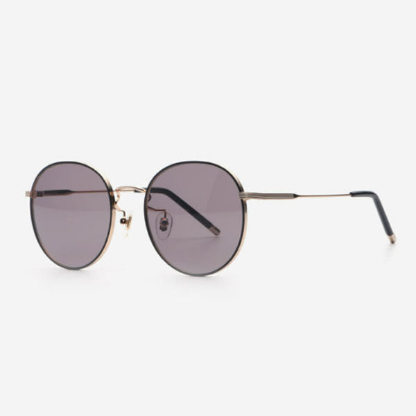 Lash HOPE BKG16 Metal Round Gieunse Sunglasses LASH